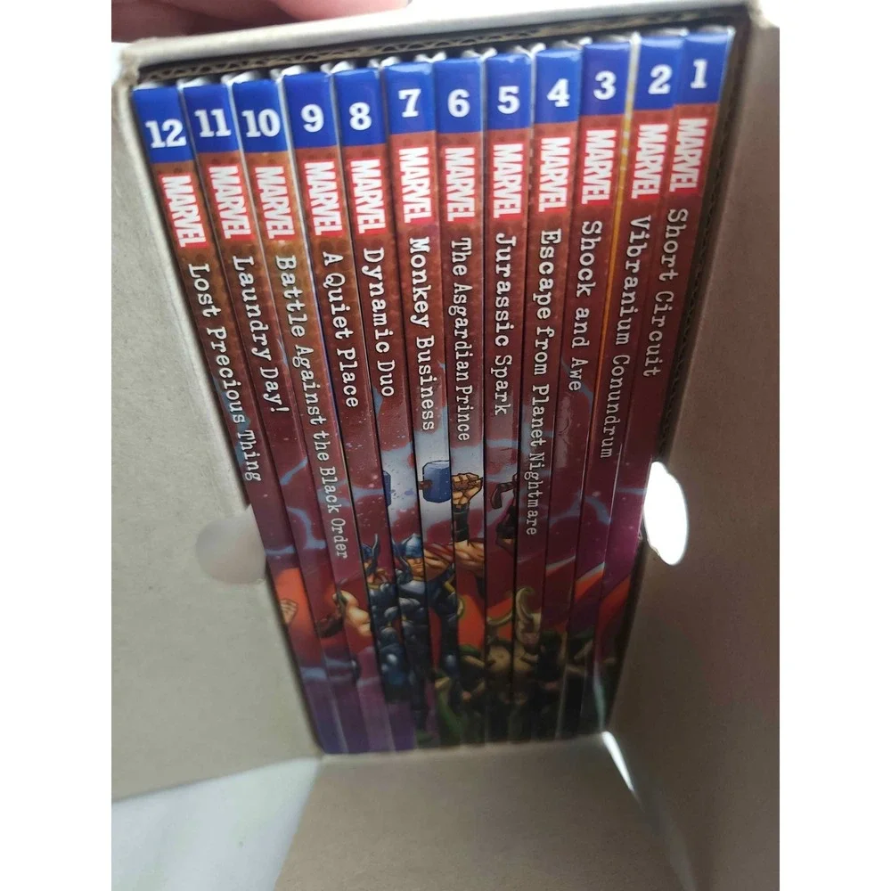 Marvel Super Hero Library 12 Storybook Boxed Set Childrens Books Collection Kids